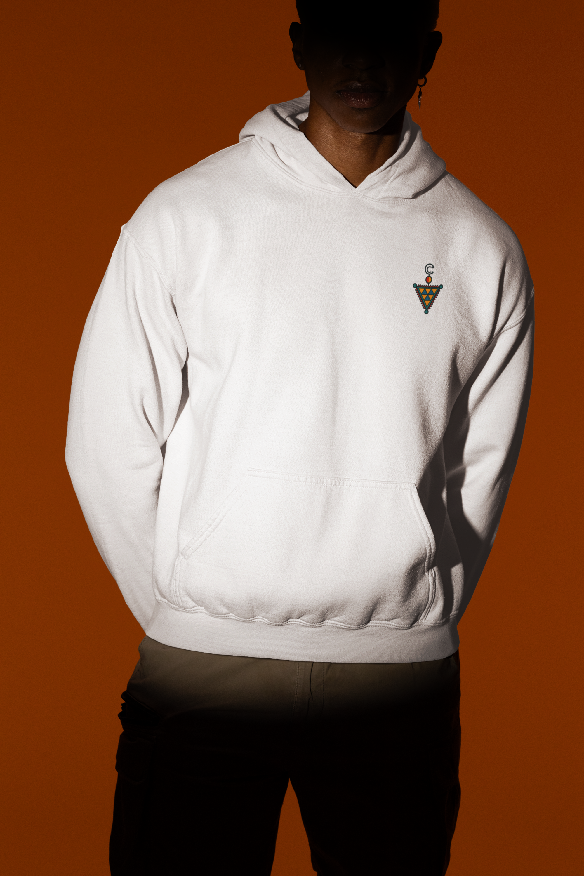 Classic Oversized Hoodie - Mit Taschendruck